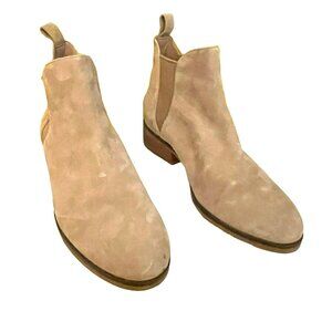 Cole Haan $250 Laina Beige Suede Ankle Bootie Size 8.5 B NEW